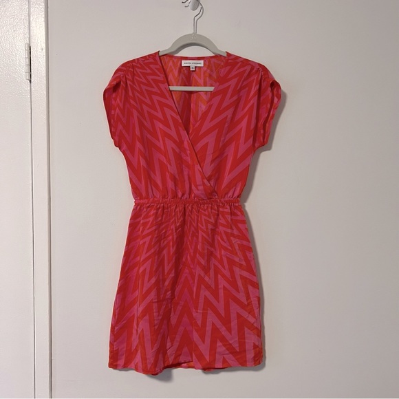 Amanda Uprichard Dresses Amanda Uprichard Silk Pink And Orange